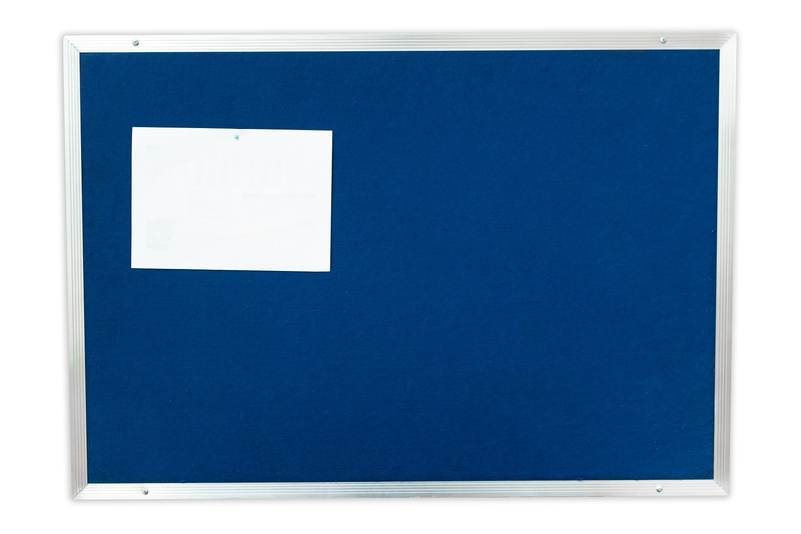 Quadro Aviso Feltro Azul - Esquadria