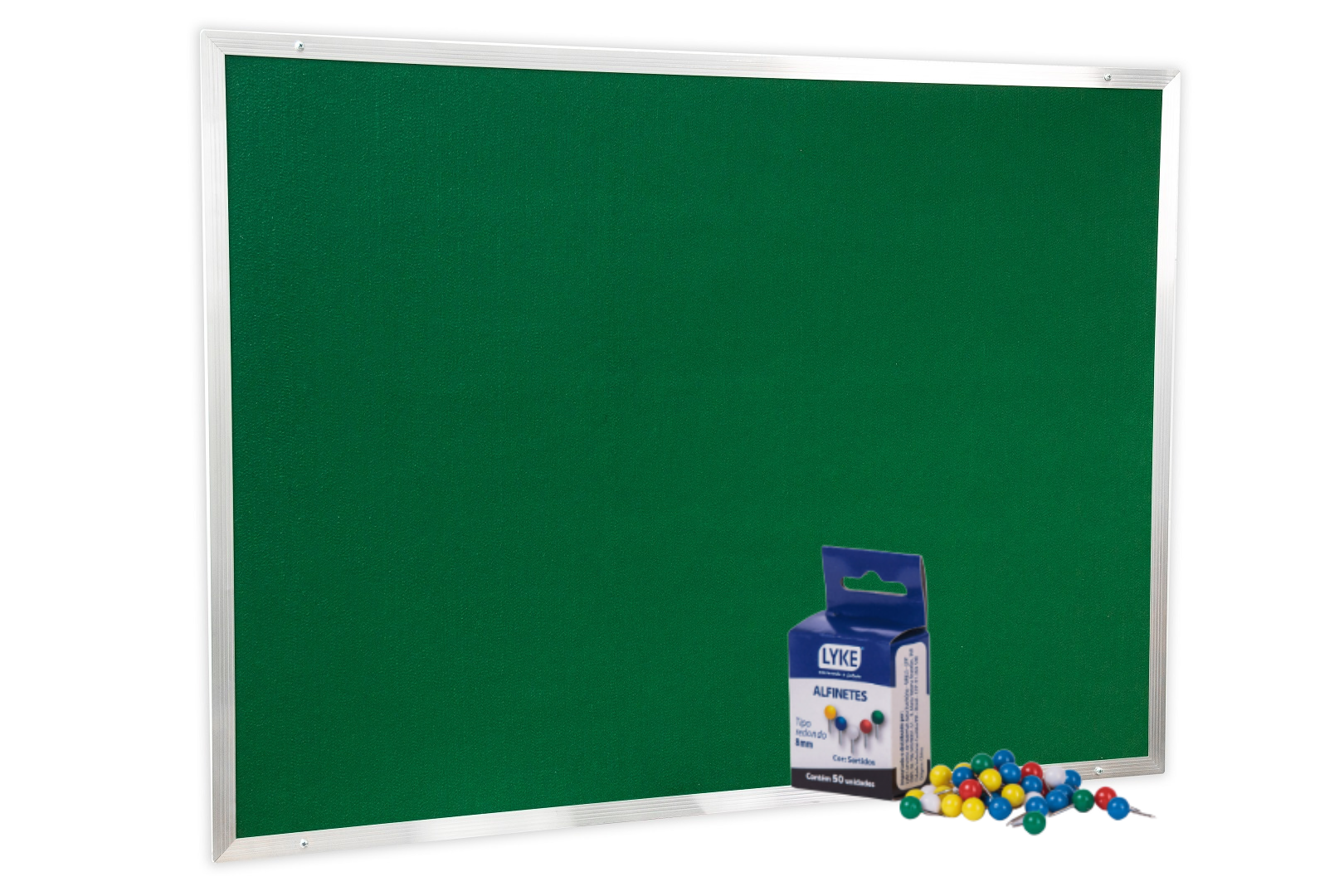 Quadro Aviso Feltro Verde - Esquadria