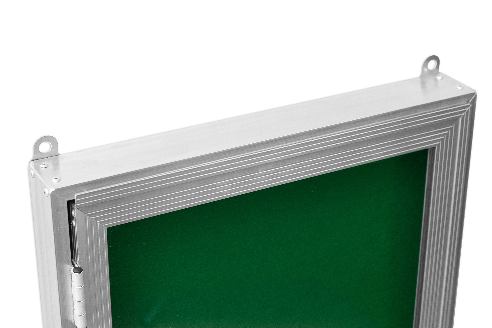 Quadro Aviso Porta de Vidro - Abrir