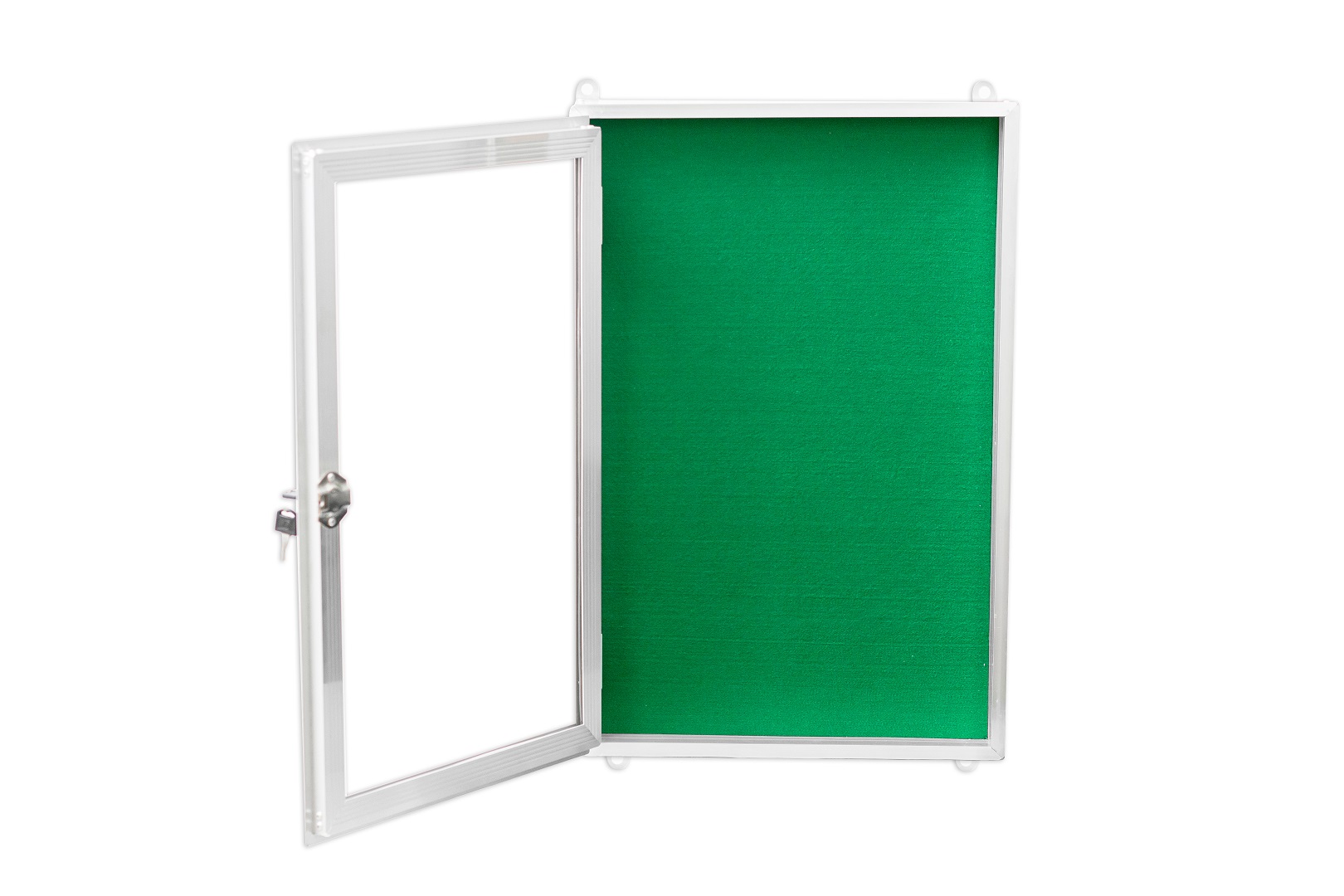 Quadro Aviso Porta de Vidro - Abrir